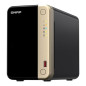 QNAP TS-264 NAS Tower Intel® Celeron® N5095 8 GB 12 TB HDD QNAP QTS Nero, Oro