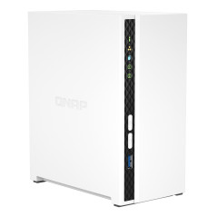 QNAP TS-233 NAS Tower Cortex-A55 2 GB 12 TB HDD QNAP QTS Bianco
