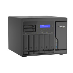 QNAP TS-h886 NAS Tower Intel® Xeon® D D-1602 8 GB DDR4 0 TB QuTS hero Black