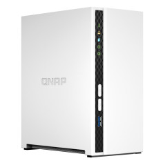 QNAP TS-233 NAS Tower Cortex-A55 2 GB 8 TB HDD QNAP QTS Bianco