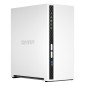 Servidor nas qnap k - ts - 233+2xmn10ada400es 2 bahias 2gb gigabit ethernet