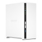 Servidor nas qnap k - ts - 233+2xmn10ada400es 2 bahias 2gb gigabit ethernet