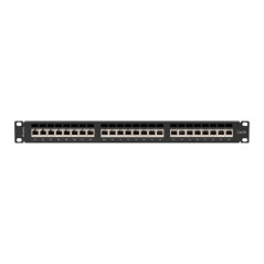 Patch panel lanberg 24 puertos 1u cat.6a ftp 19 pulgadas negro