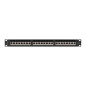 Patch panel lanberg 24 puertos 1u cat.6a ftp 19 pulgadas negro