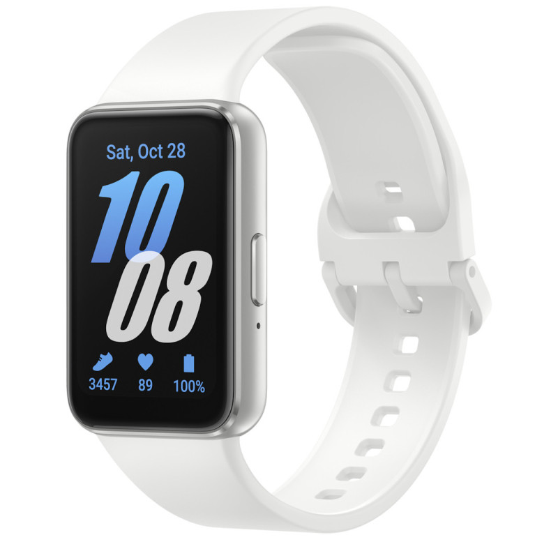 Samsung Galaxy Fit3 4,06 cm (1.6") AMOLED 40 mm Digitale 256 x 402 Pixel Touch screen Argento Samsung Galaxy Fit3 4,06 cm (1.6") AMOLED 40 mm Digitale 256 x 402 Pixel Touch screen Argento