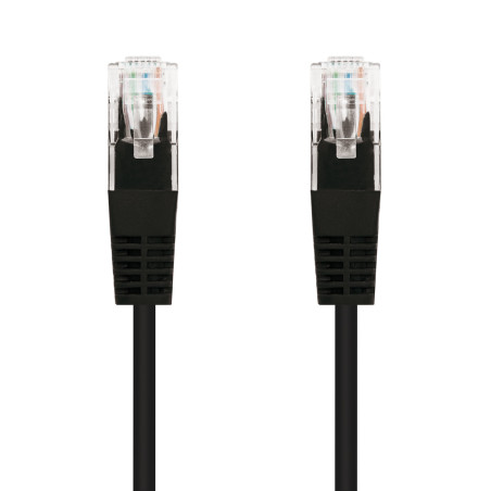 Nanocable 10.20.0400-BK cable de red Negro 0,5 m Cat6e U/UTP (UTP)