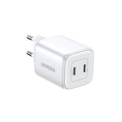 Ugreen 15327 Caricabatterie per dispositivi mobili Universale Bianco AC Ricarica rapida Interno