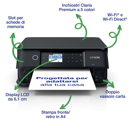 Multifuncin inyeccin epson expressin premium xp - 6100 color wifi duplex