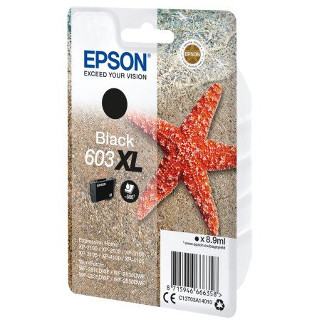 Cartucho tinta epson c13t03a14010 singlepack negro 603xl estrella de mar