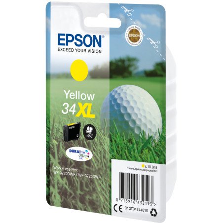 Cartucho tinta epson t3474 amarillo xl wf3720 - 3720dnf -  golf
