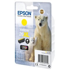 Cartucho tinta epson t263440 amarillo xl xp - 600 - 605 - 700 - 800 - polar bear