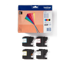 Brother LC-223VALBP cartucho de tinta 4 pieza(s) Original Negro, Cian, Magenta, Amarillo