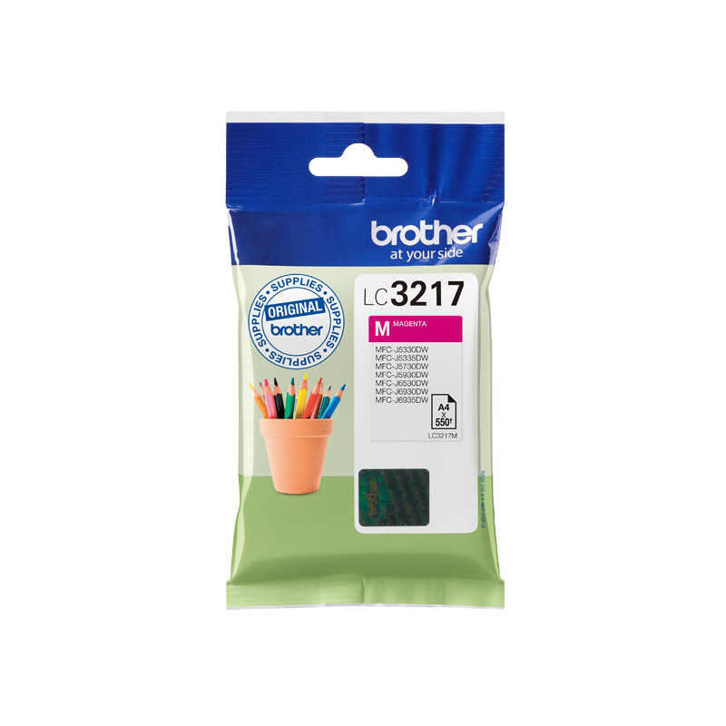 Cartucho tinta brother lc3217m magenta 550 paginas mfcj5330dw - mfcj5730dw - mfcj6530dw - mfcj6930dw Cartucho tinta brother lc3217m magenta 550 paginas mfcj5330dw - mfcj5730dw - mfcj6530dw - mfcj6930dw