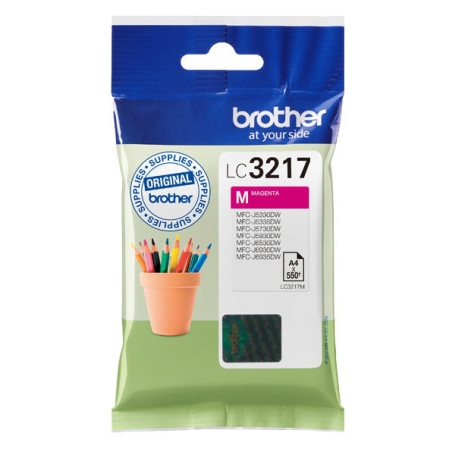 Brother LC-3217M cartucho de tinta 1 pieza(s) Original Magenta