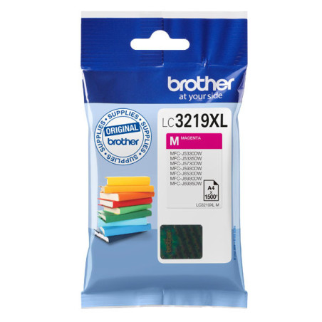 Cartucho tinta brother lc3219xlm magenta 1500 paginas mfc - j5330dwmfc - j5335dwmfc - j5730dw -  mfcj5930dw -  mfcj6530dw -  mfc
