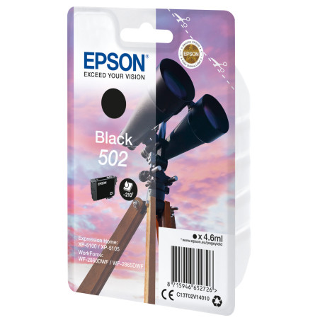 Cartucho tinta epson 502 c13t02v14010 negro ink