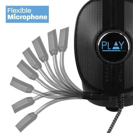 Auricular gaming ewent pl3321 con microfono pc & consola