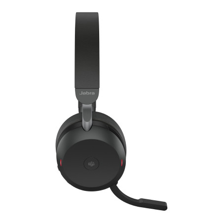 Auriculares jabra evolve2 75 ms stereo inalambrico negro