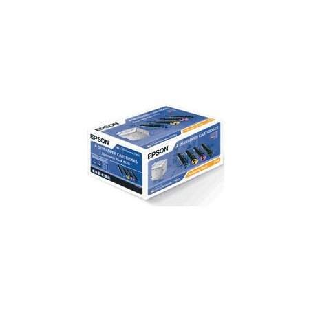Pack toner epson aculaser c - 900 4 colores baja capacidad