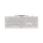 Teclado cherry kc 1000 sc lector de tarjeta chip integrado dni usb blanco