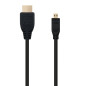 Cable micro hdmi tipo d a hdmi tipo a nanocable - macho - macho - alta velocidad - negro Cable micro hdmi tipo d a hdmi tipo a nanocable - macho - macho - alta velocidad - negro