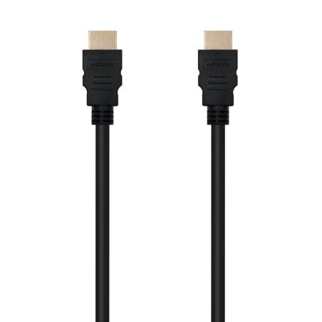Cable hdmi 1.4 tipo a a hdmi tipo a nanocable 5m -  macho - macho -  alta velocidad -  4k -  10.2gbps -  negro