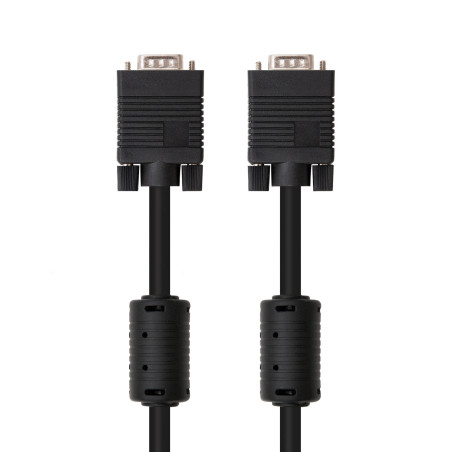 Cable con ferrita svga hdb15 - m - hdb15 - m nanocable