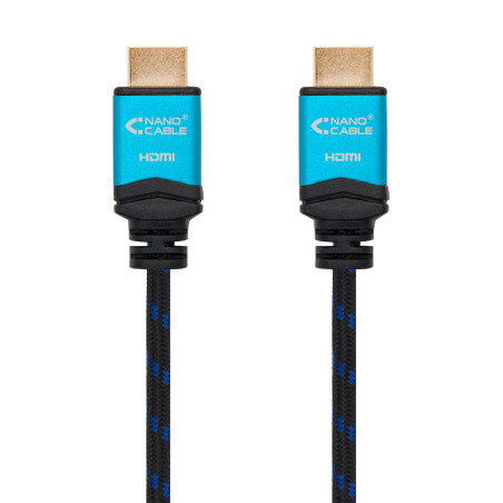 Cable nanocable hdmi (a) to hdmi (a) 4k 2m trenzado
