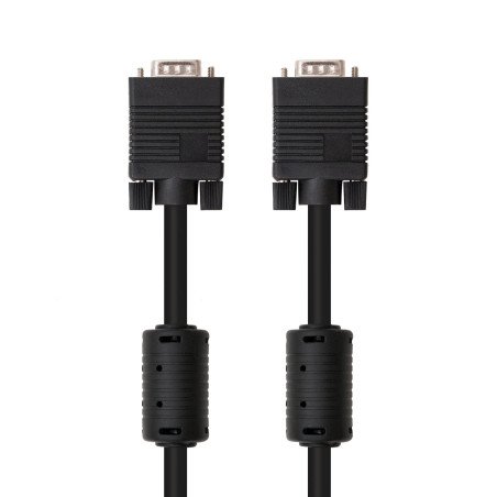 Cable con ferrita svga hdb15 -  m - hdb15 -  m nanocable 15m - macho - macho