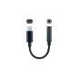 Cable adaptador usb tipo c a jack 3.5mm nanocable 0.11m - macho - hembra - negro Cable adaptador usb tipo c a jack 3.5mm nanocable 0.11m - macho - hembra - negro