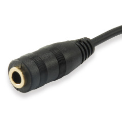 Equip 147941 divisor de audio Negro