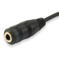 Cable audio equip mini jack 3.5mm macho a 2 jack 3.5mm hembra Cable audio equip mini jack 3.5mm macho a 2 jack 3.5mm hembra