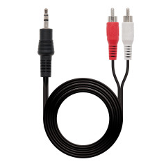 Nanocable CABLE AUDIO ESTEREO 3.5 M-2xRCA M 3.0 M