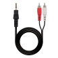 Nanocable CABLE AUDIO ESTEREO 3.5/M-2xRCA/M 3.0 M Nanocable CABLE AUDIO ESTEREO 3.5/M-2xRCA/M 3.0 M