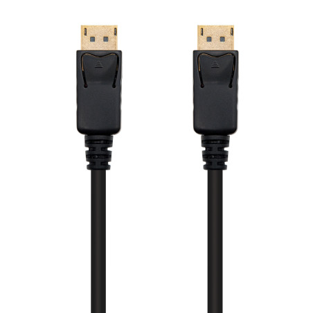 Cable displayport nanocable 2m -  macho - macho -  negro