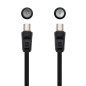 Cable antena tv nanocable 75 ohm m - h 1.8 m - negro Cable antena tv nanocable 75 ohm m - h 1.8 m - negro