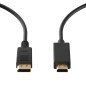 Cable ewent displayport 1.2 a hdmi gold plated de 3m