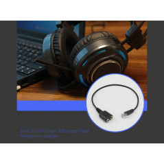 Equip 147944 cable de audio 0,25 m RJ-9 2 x 3.5mm Negro