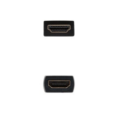 Nanocable Cable HDMI 2.0 Prolongador A M-A H, Negro, 1 m