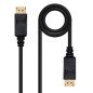 Cable displayport m - m 3m nanocable negro retail dp - m - dp - m -  3m -  conectores oro -  5.4 gbits