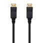 Cable displayport m - m 3m nanocable negro retail dp - m - dp - m -  3m -  conectores oro -  5.4 gbits