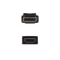 Cable displayport - m a hdmi - m 3m nanocable negro 4kx2k - 3m - conectores oro Cable displayport - m a hdmi - m 3m nanocable negro 4kx2k - 3m - conectores oro