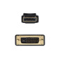 Nanocable Cable conversor DISPLAYPORT a DVI, DP/M - DVI/M, Negro, 2.0 M Nanocable Cable conversor DISPLAYPORT a DVI, DP/M - DVI/M, Negro, 2.0 M