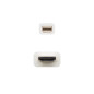 Cable nanocable conversor mini dp a hdmi mini dp - m - hdmi - m blanco 2.0 m Cable nanocable conversor mini dp a hdmi mini dp - m - hdmi - m blanco 2.0 m