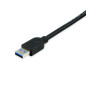 Cable alargador usb 3.0 equip a usb 3.0 macho - hembra 15m negro Cable alargador usb 3.0 equip a usb 3.0 macho - hembra 15m negro