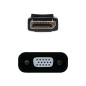 Adaptador displayport a svga nanocable macho - hembra 15cm negro Adaptador displayport a svga nanocable macho - hembra 15cm negro