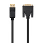 Cable displayport a dvi nanocable 1m - macho - macho - negro Cable displayport a dvi nanocable 1m - macho - macho - negro