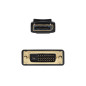 Cable displayport a dvi nanocable 1m - macho - macho - negro Cable displayport a dvi nanocable 1m - macho - macho - negro