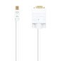 Cable nanocable conversor mini dp a vga mini dp - m -  vga - m blanco 3.0 m