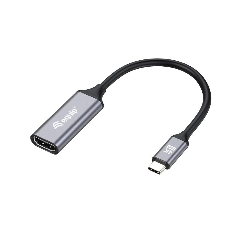 Cable usb tipo c a hdmi equip 2.0 4k macho - hembra 0.15m